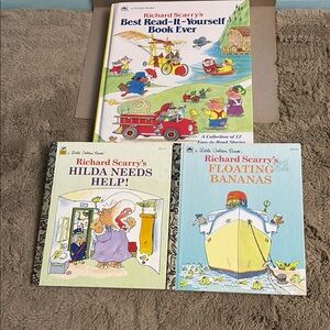 Richard Scarry Best Read-It-Yourself Book Ever/Hilda Needs Help/Floating Banana